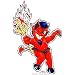 Dancin Devil Sticker