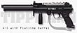 Paintball Tippmann A5 A-5 Flat line Barrel- Stock- Remote - Neck Protector