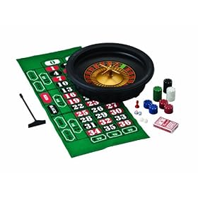 Fat Cat 55-0450 16-Inch Deluxe Roulette Wheel with Layout and Accessories