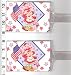 Search : Set of 2 Luggage Tags Made with Strawberry Shortcake USA Patriotic Fabric