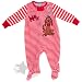 The Grinch's Dog Max Red Striped Footed Blanket Sleeper for Infant and Toddlers