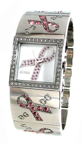 GUESS Women's Breast Cancer Awareness Watch