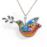 Turquoise Peace Dove Necklace