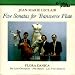 Jean-Marie Leclair: 5 Sonatas for Tranverse Flute