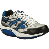 Skechers Men's Kinetix Masterson Running Shoes,Silver/Royal,12 M US