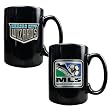 Kansas City Wizards Soccer 2pc Black Ceramic Mug Set - Primary Team Logo & MLS Logo MAJOR-LEAGUE-SOCCER Soccer