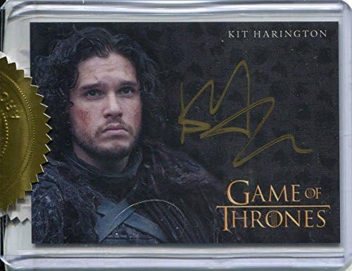 Game Of Thrones Season 4 Autograph Card Kit Harrington Gold [9 Case] by Rittenhouse Archives