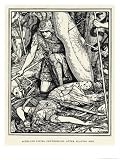 Achilles Pities Penthesilea after Slaying Her Art Giclee Poster Print by Henry Justice Ford, 30x40