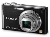Panasonic Lumix FS37 Digital Camera - Black (16.1MP, 8x Optical Zoom) 3 inch Touchscreen LCD