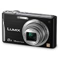 Panasonic Lumix FS37 Digital Camera - Black (16.1MP, 8x Optical Zoom) 3 inch Touchscreen LCD