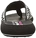 Skechers Cali Women's Asana-Seek Flip Flop, Black/White, 9 M US