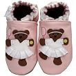Robeez Soft Soles Tennis Bear Pre-Walker Slip On (Infant/Toddler),Pastel Pink,0-6 Months (1-2 M US Infant)
