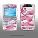 Motorola Q Pink Camo GEL skin m8057