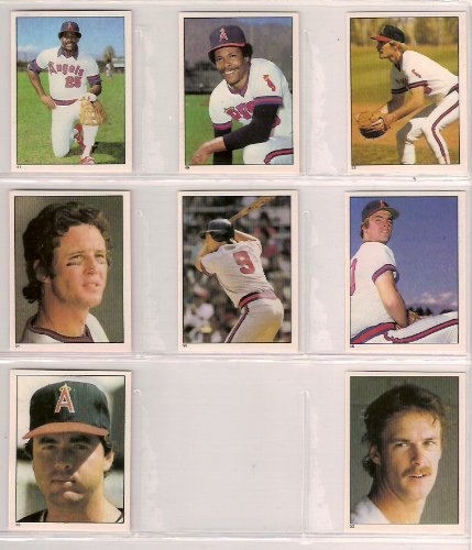 California Angels 1981 Topps Baseball Sticker Team Set (Rod Carew) (Don Baylor) (Brian Downing) (Frank Tanana) (Bobby Grich) (Rick Burleson) (Butch Hobson)