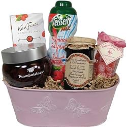 Raspberry Framboises luxury Gourmet French Gift basket