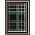 Magee Plaid Rug Collection - Emerald Lapis