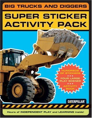 Big Trucks and Diggers Super Sticker Activity Pack (Caterpillar)