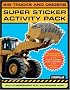 Big Trucks and Diggers Super Sticker Activity Pack (Caterpillar)