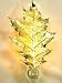 Real Oak Leaf in 24K Gold Night Light The Rose Lady