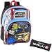 Wall-e Backpack Light Blue W/lenticular Front Graphic Plus Wall E Dual Compartment Lunch Box