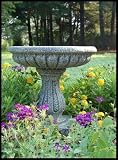 Ladybug 85066M Fluted Bird Bath - Moss Ladybug 85066M Fluted Bird Bath - Moss