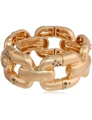 Kenneth Cole New York "Pave Splash" Pave Link Stretch Bracelet, 8"
