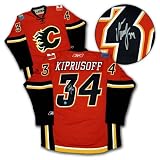 Miikka Kiprusoff Calgary Flames Autographed/Hand Signed Rbk Jersey
