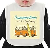 Summertime ネクタイを有する有機ビブ Medium