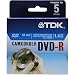 Photo : TDK 8 cm DVD 5 pack for Camcorders