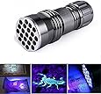 LingsFire 21 LED UV Ultra Violet Blacklight Pocket Flashlight for Spotting Scorpions and Bed Bugs, Counterfeits, A/C Leaks, Pet Stains, Counterfeit Money Detector and Detect Fluorescent Substance (battery not included)