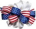 Hair Bows ~ Large Red White Blue Hairbow with Stripes & Dots ~ July 4th Celebration!