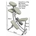 Aluminium Massagestuhl mit Tasche CREME - TSGPS Kingpower
