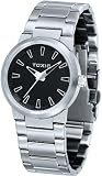 Mens Black Stainless Steel Fashion Watches by Toxic
