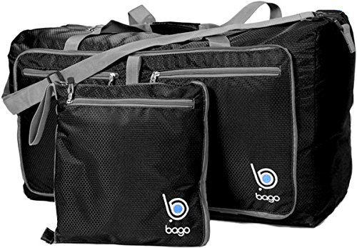 Duffle Bag for Travel - This Foldable 27" 85L Large DUFFEL Is Durable, Packable, SUPER LIGHTWEIGHT 0.9 pound with Removable Shoulder Strap - Folds Into Itself - Best As Luggage, Sports Gear or Gym - 100% SATISFACTION GUARANTEE