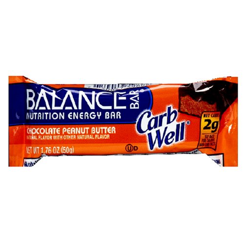 Balance Carb Well Nutrition Energy Bar, Chocolate Peanut Butter, 1.76 oz (50 g) (Case Pack... by Balance Bar
