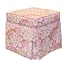 Flower Power Storage Ottoman - Pink