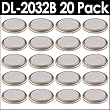 Duracell DL-2032B Long-Life Lithium Button Cell Battery 20 Pack Bundle