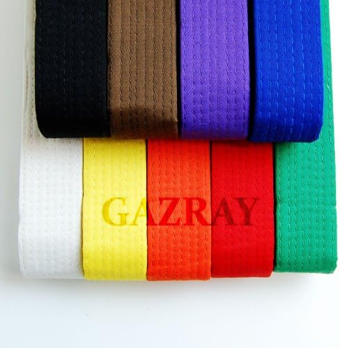 TaeKwonDo Karate Martial Arts Belts 8 Color Solid Belts All Sizes, Choose One Color