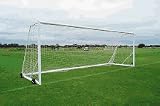 Complete Manchester Soccer Goal System from Edwards Sports - 1 Pair of Goals and Flipover Wheels