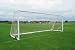 Complete Manchester Soccer Goal System from Edwards Sports - 1 Pair of Goals and Flipover Wheels