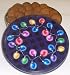 Gourmet Food : Scott's Cakes 2 1/2 lb. Christmas Ginger Snap Cookies in a Christmas Lights Tin