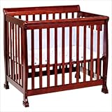 Kalani Mini Convertible Crib in Cherry