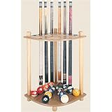  : Minnesota Fats Cue and Ball Rack (Oak Finish)