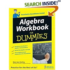 Algebra Workbook for Dummies (For Dummies) (Taschenbuch)