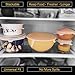 Silicone Lids - Best Home & Kitchens Gadget For Covering Bowls, Jars, Mugs And More - Airtight Seal For Keeping Food Fresh Longer - No More Spills - Special 5 Pack Set