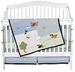 Sumersault Playful Puppies 4 pc Crib Set