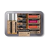 DRAPER/HOLM - Refined DIY Organic Essential Oil Perfume Set (Bergamot, Sweet Orange, Geranium, Jojoba Oil - .25 FL OZ Each)