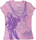 Hannah Montana Girls Pink Bling Tee Shirt