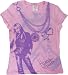 Hannah Montana Girls Pink Bling Tee Shirt