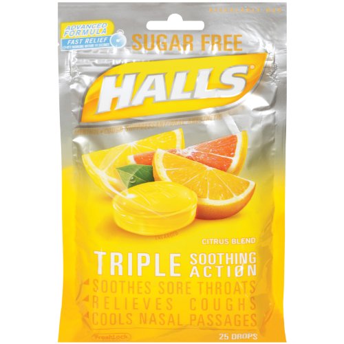 Halls Sugar Free Citrus Blend Flavor 25 Drops